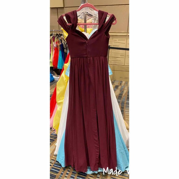 Red Lulus Long Formal Dress - Picture 2 of 10